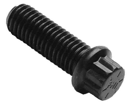 1" - 14 X 3 1/4" NF 12 POINT FLANGE BOLT, GRADE 8 ALLOY, PLAIN.